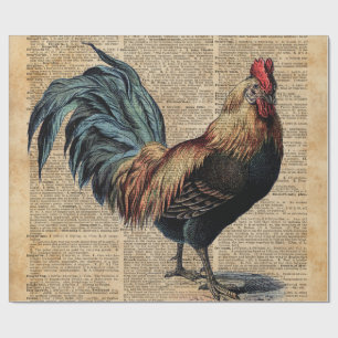 Landhaus Hahn Vintage-Wörterbuch Buchseite Geschenkpapier