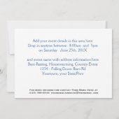 Landhaus Herbst Altes Foto Einladung (Rückseite)