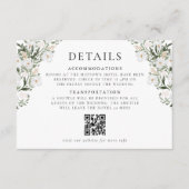 Landhaus Hochzeitsdetails Begleitkarte (Vorderseite)