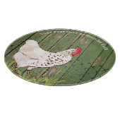 Landhaus Hühnchen Rustikal Vintag Stall gestört Schneidebrett (Ecke)