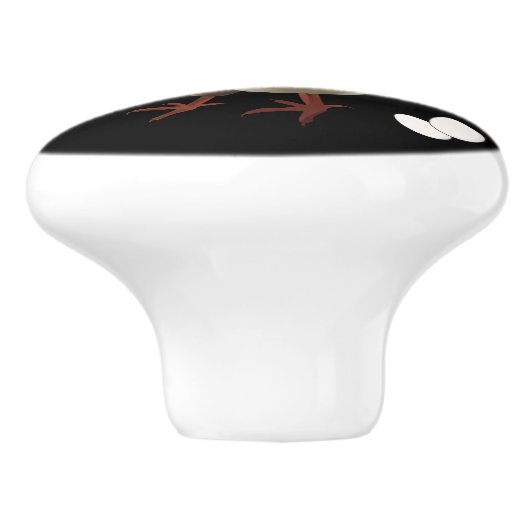 Landhaus Hühnereier Niedliches Land Keramikknauf (Seitenansicht)