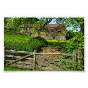 Landhaus in Bradley, Huddersfield Fotodruck