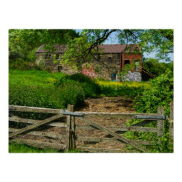 Landhaus in Bradley, Huddersfield Poster