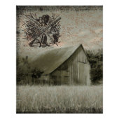 Landhaus Jagd Ephemera Poster (Vorderseite)