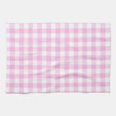 Landhaus-Küche Rosa Karo Geschirrtuch (Horizontal)