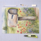 Landhaus: Mailboxen, Blume und Bauernhof Seidenpapier (Handwerk)