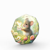 Landhaus-Maus-Liebesbrief-Wiese Fotoblock (Links)