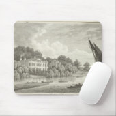 Landhaus mit See und Booten Mousepad (Mit Mouse)