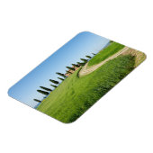 Landhaus mit Zypressen in der Toskana Magnet (Linke Seite)