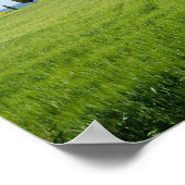 Landhaus mit Zypressen in der Toskana Poster (Ecke)