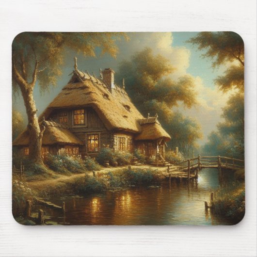 Landhaus Mousepad (Vorne)
