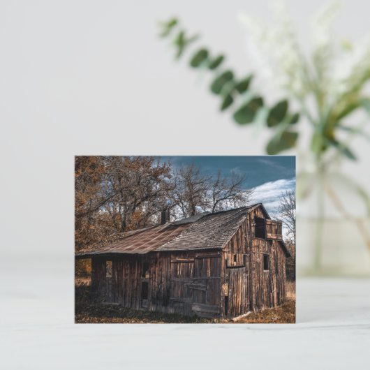 Landhaus oder alter Stall Postkarte (Stehend Vorderseite)