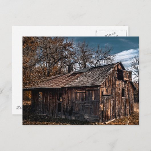 Landhaus oder alter Stall Postkarte (Vorne/Hinten)