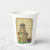 Landhaus Pappbecher (Vorderseite)