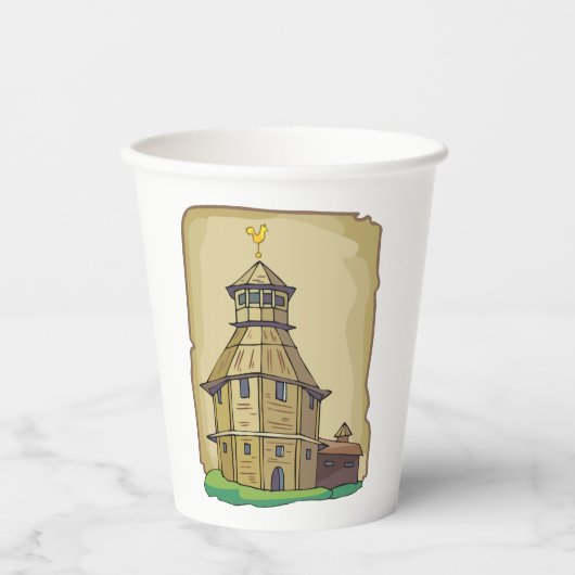 Landhaus Pappbecher (Vorderseite)
