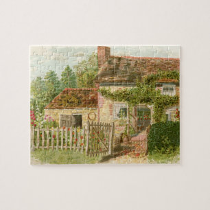 Landhaus-Puzzle im Vintage-Stil Puzzle
