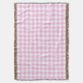 Landhaus-Rosa-Karo Decke (Vorderseite Vertikal)