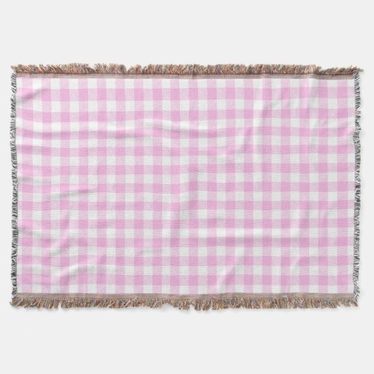 Landhaus-Rosa-Karo Decke (Vorderseite)