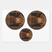 Landhaus-Rustikale-Scheune Sonnenblumen Decoupage Geschenkpapier Set (Vorderseite 2)