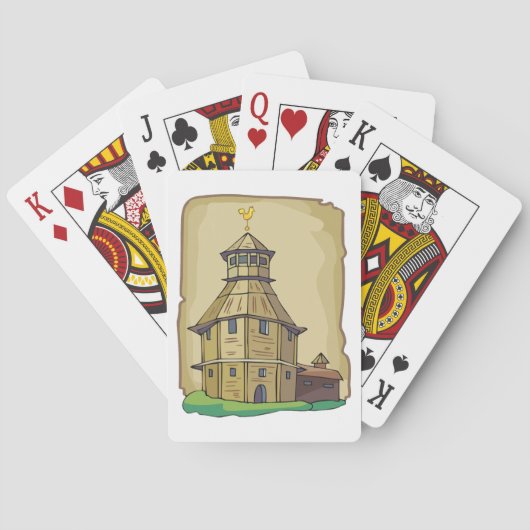 Landhaus Spielkarten (Rückseite)