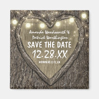 Landhaus-Stil geschnitzte Eiche Baum Save the Date