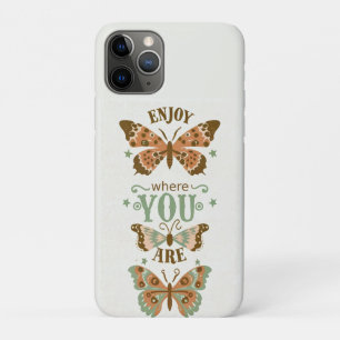 Landhaus-Stil Schmetterlinge genießen, wo du bist Case-Mate iPhone Hülle