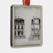 Landhaus Suburbaine, erster Chasse an St.-Wolke Silbernes Ornament (Rechts)