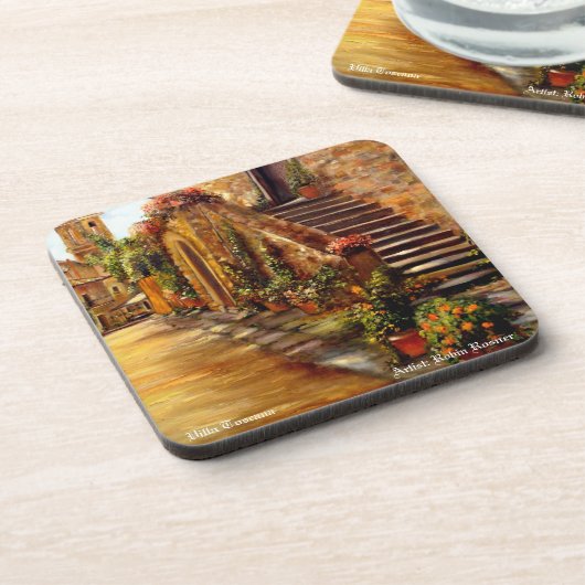 Landhaus Toskana Untersetzer (Linke Seite)