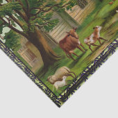 Landhaus und Garten Seidenpapier (Ausschnitt)