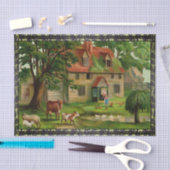 Landhaus und Garten Seidenpapier (Handwerk)