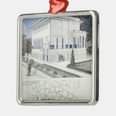 Landhaus Wagner, Wien Silbernes Ornament (Links)