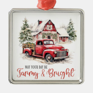Landhaus-Weihnachten Ornament Aus Metall
