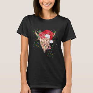 Landhaus-Weihnachtsstrumpf-Füllungen Highland Chr T-Shirt