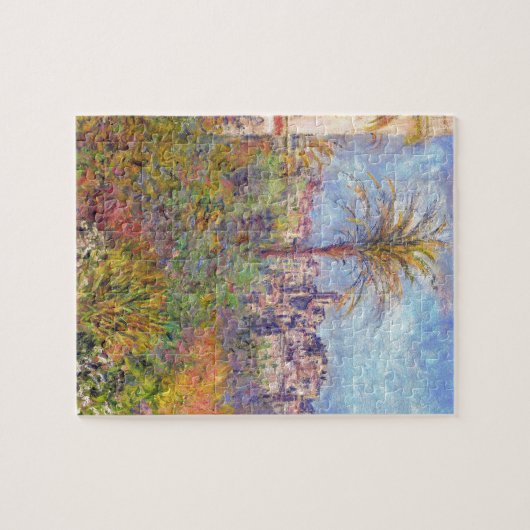 Landhäuser bei Bordighera 03 durch Claude Monet Puzzle (Horizontal)