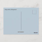 Landhäuser in Khagrachhari in Bangladesch Postkarte (Rückseite)