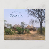 Landhäuser in Sambia Postkarte (Vorderseite)