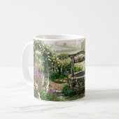 Landhausgarten Brunnen Kaffeetasse (Vorderseite Links)