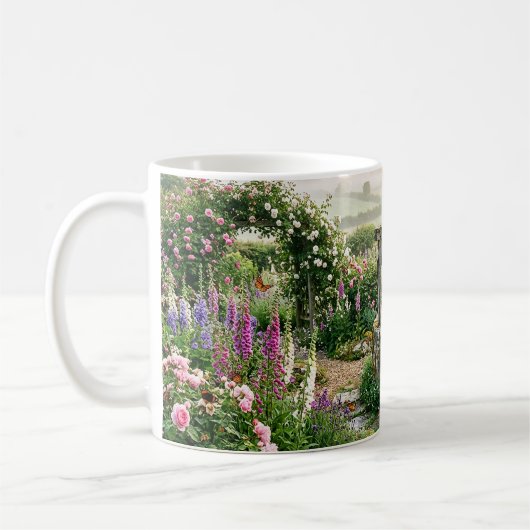 Landhausgarten Brunnen Kaffeetasse (Links)