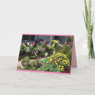 Landhausgarten Frühlingsblumen Blumen Gartenkarte Karte