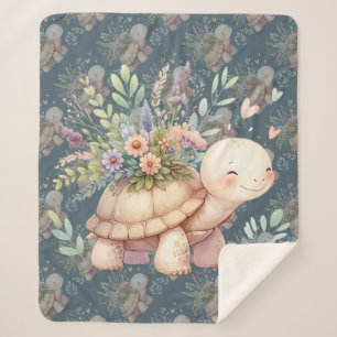 Landhausgarten-Schildkröte Aquarell Sherpadecke