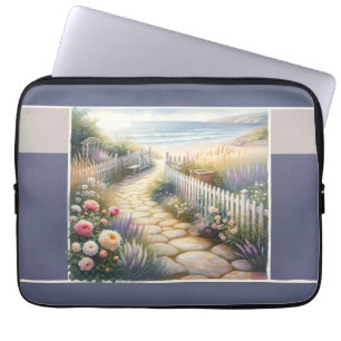 Landhausgartenweg zum Meer Laptopschutzhülle
