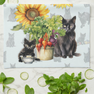 Landhauskater Gemüse Geschirrtuch