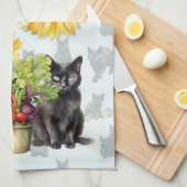 Landhauskater Gemüse Geschirrtuch (Viertel Falte)