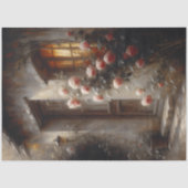 Landhausrosen-Eingang-Decoupage Seidenpapier (Vorderseite)