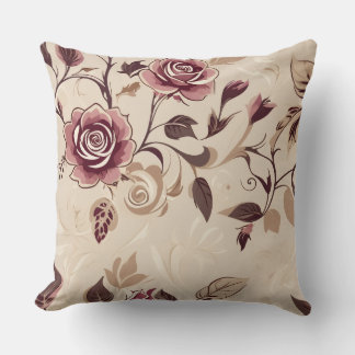 Landhausstil-Blumenmuster Kissen