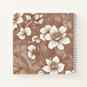 Landhausstil Blumenmuster Notizblock (Rückseite)