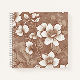 Landhausstil Blumenmuster Notizblock