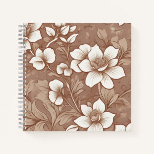 Landhausstil Blumenmuster Notizblock