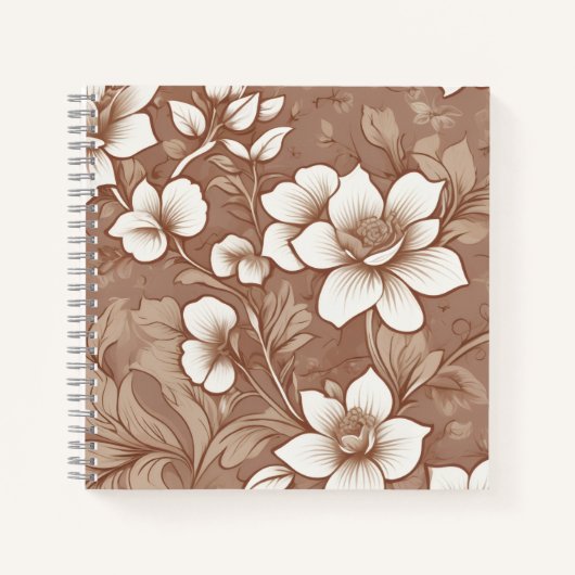 Landhausstil Blumenmuster Notizblock (Vorderseite)