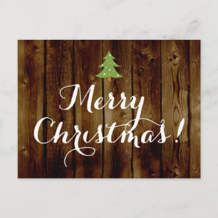 Landhausstil Holz Frohe Weihnachten